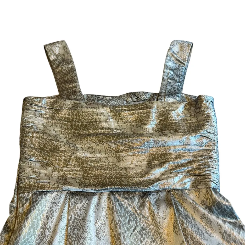 Diane Von Furstenberg DVF Treenie Snake Print Mini Dress Silk Size 6 Women's - Image 10