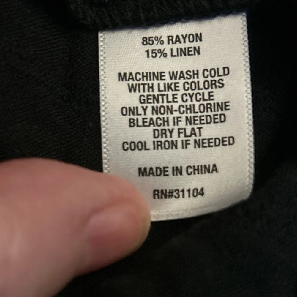 Women's Wonderly Black Button-Down Top Size XL - Image 4