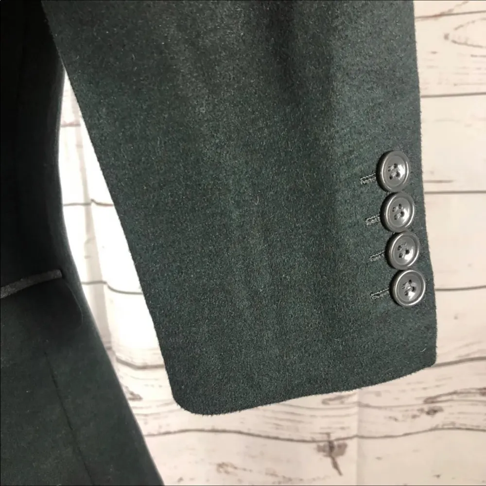 Ladies blazer 
Charcoal in color with gray pocket. - Image 6