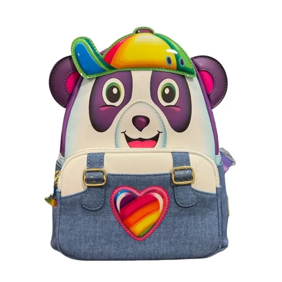 NWT Loungefly Exclusive - Lisa Frank Panda Painter Cosplay Mini Backpack - Image 1