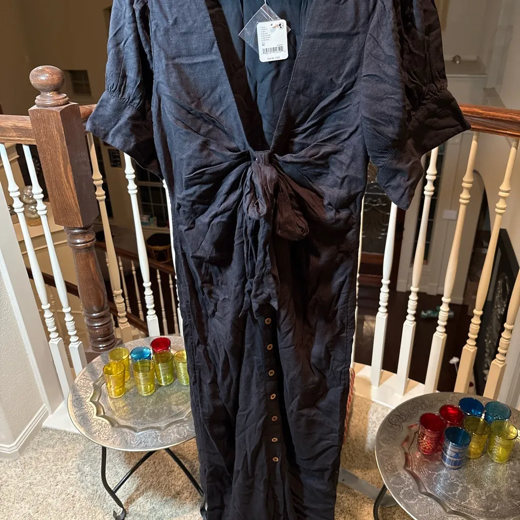 Free People Summer Tie Front Maxi - Image 8