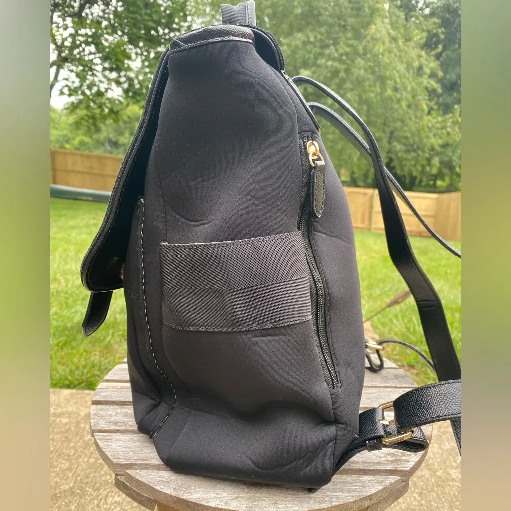 Gianni Bini Black Backpack with Gold Buckles - Image 5