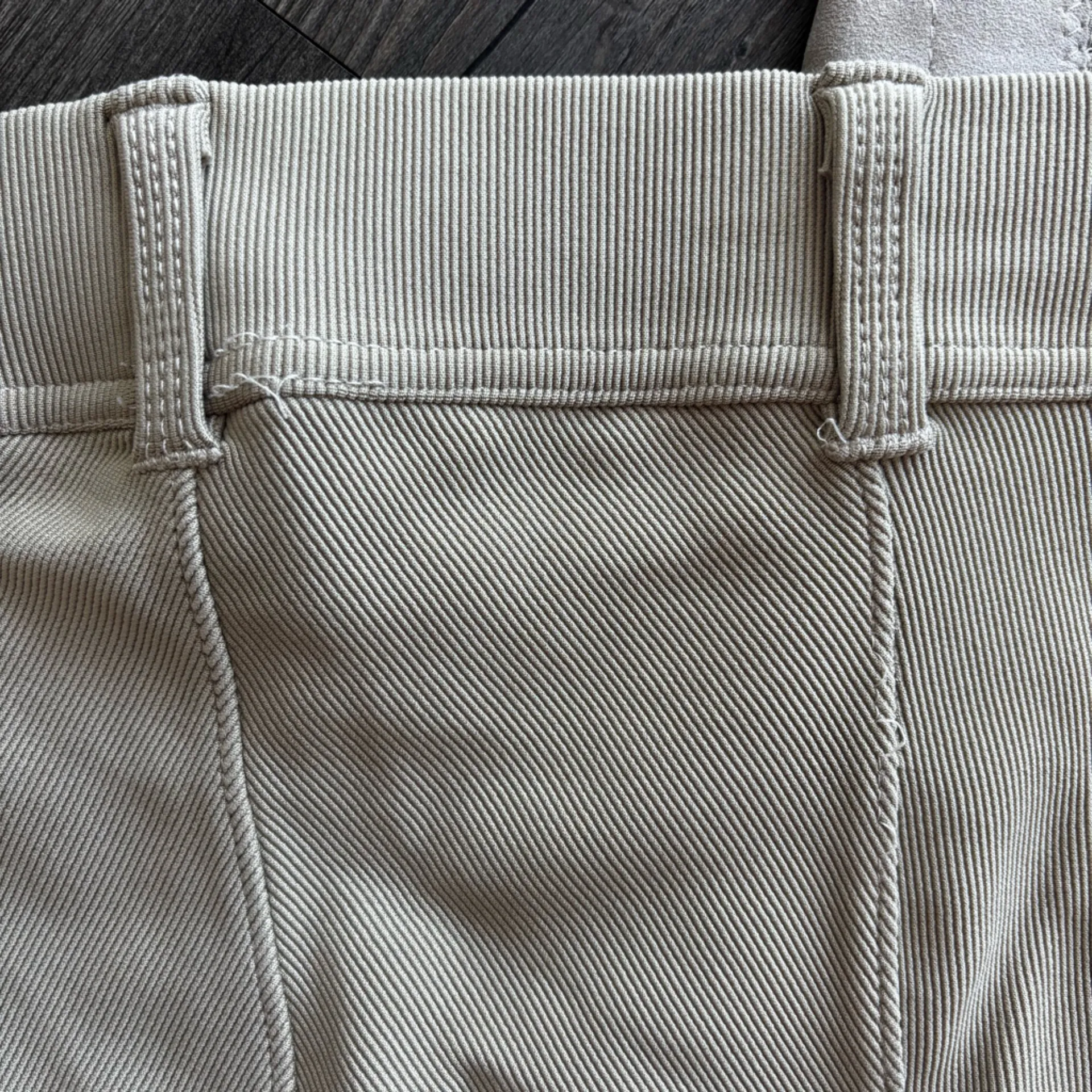 Irideon Cadence Ribbed Knee Patch Breeches Tan XL - Image 9