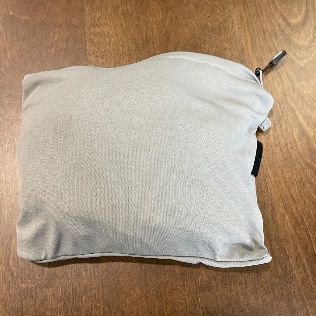 SHOLDIT Ice Silk Convertible Infinity Scarf Pocket, Clutch ONE SIZE Gray Color - Image 3