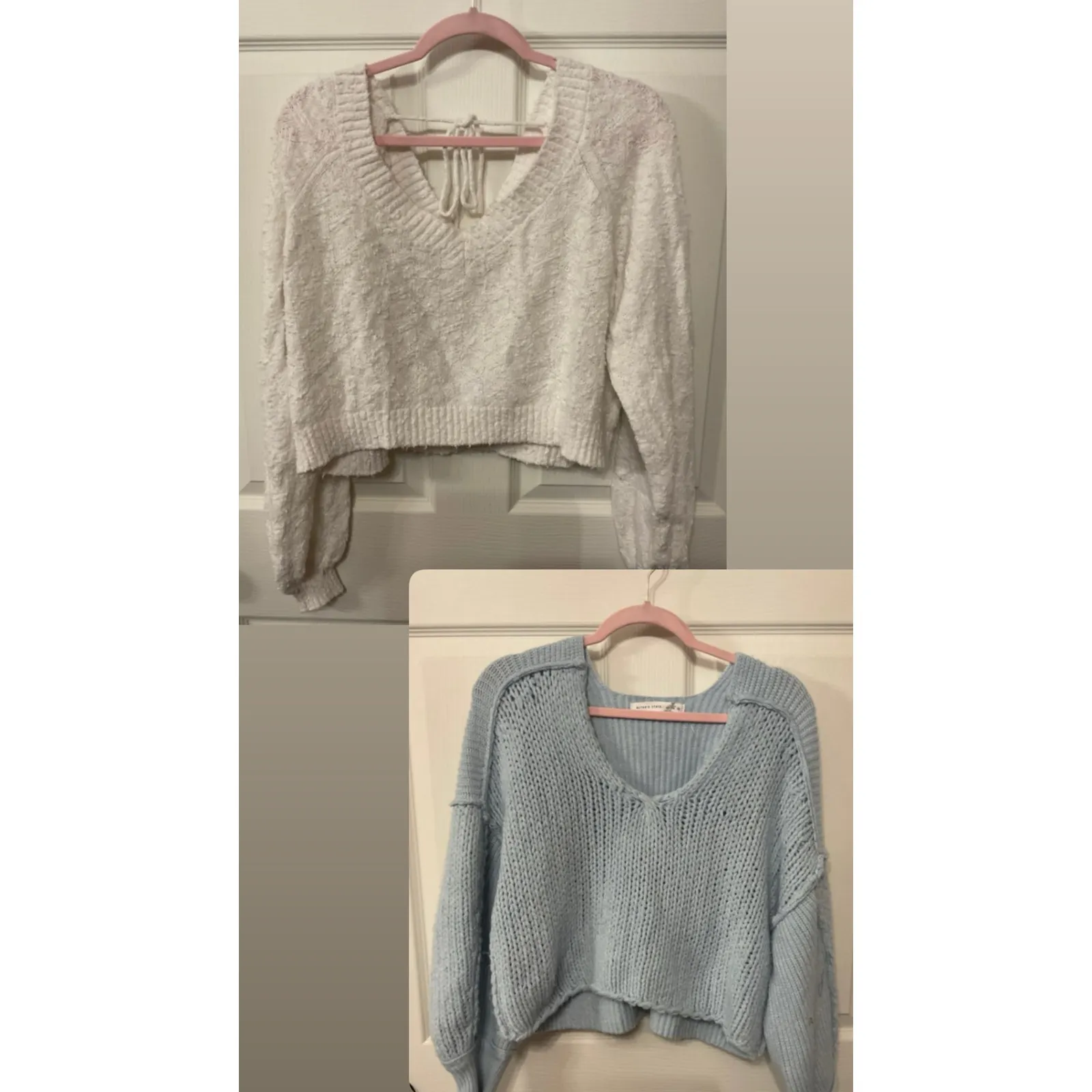 Altar'd State Women's Cropped Sweater Bundle (2), M - Image 2
