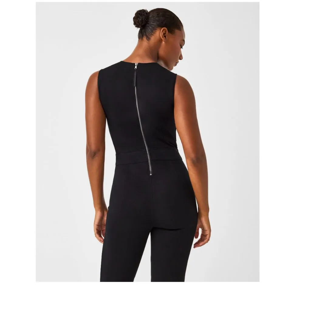 NWT SPANX The Perfect Sleeveless Jumpsuit Black Stretch Small - Image 7