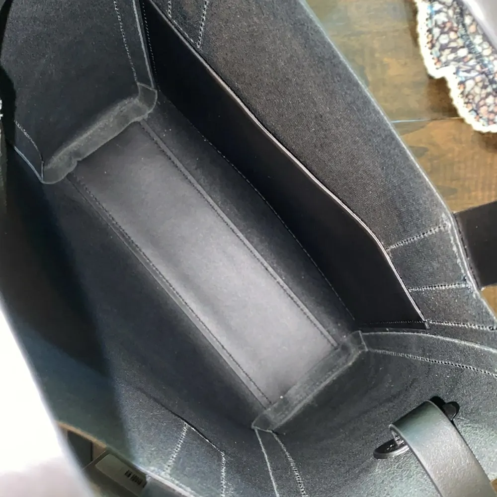 Everlane the Day tote mini tote leather crossbody bag in black new with tags - Image 13