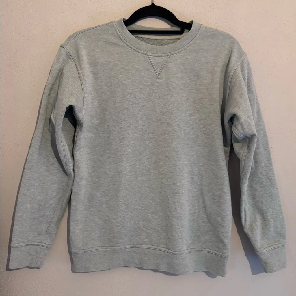 Lululemon Size 4 “All Yours” Crewneck in Heathered Island Mist - Image 4