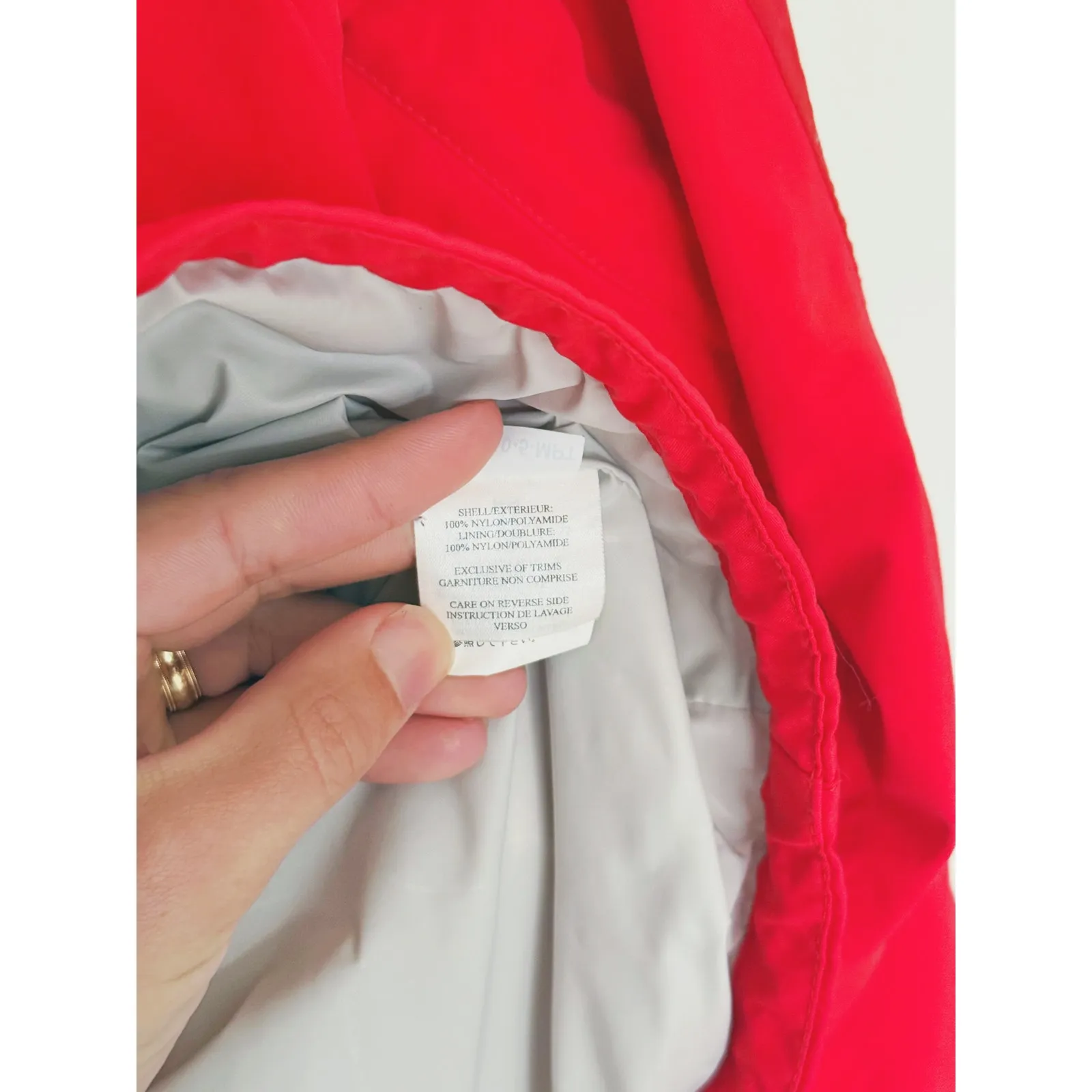 Marmot Womens Gorpcore PreCip Eco Shell Rain Jacket S Red Lightweight Outdoor - Image 7