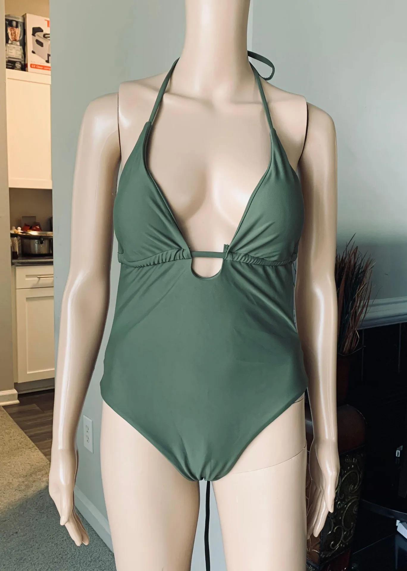Strappy Back One Piece Swimsuit - Image 2