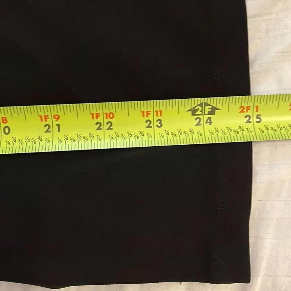 Eileen Fisher Black Silk Tank Top and Open Jacket Womens Small Crepe 2 Piece Set - Image 5