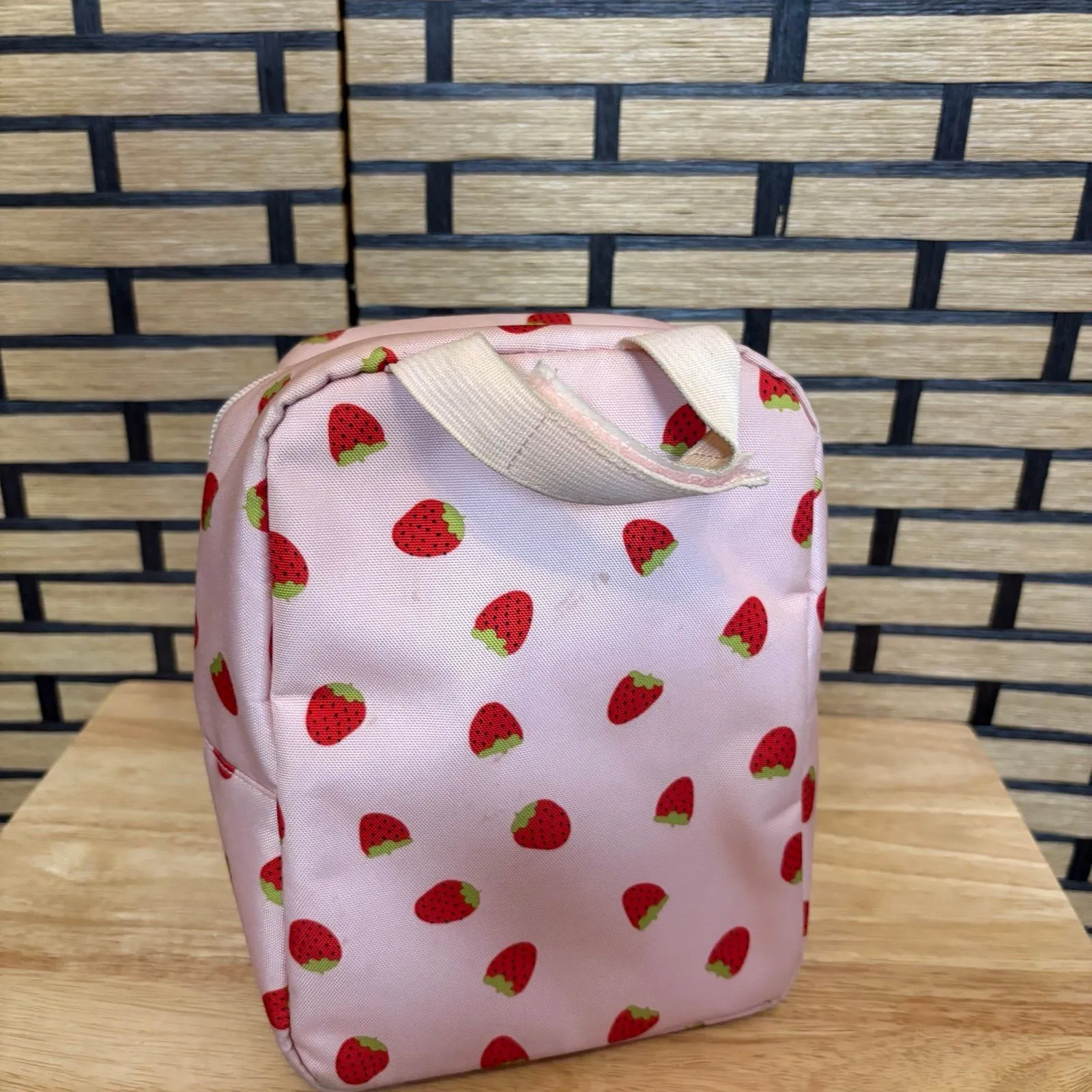 Jansport Pink Strawberry Big Break Lunchbox - Image 2