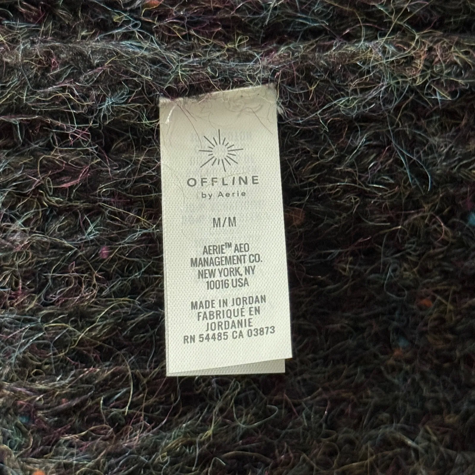 Aerie Offline‎ Hoodie Sweater Women M Gray Charcoal Cozy Softcore Fall Sweater Size M - Image 7