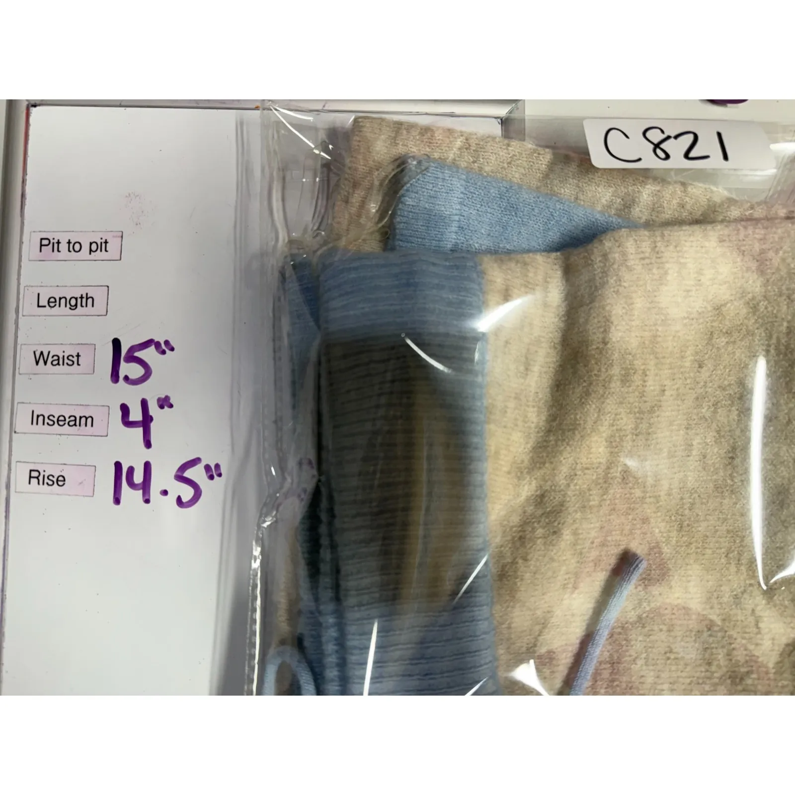 Anthropologie Saturday Sunday Lea Colorblock‎ Sweater Shorts Knit Lounge Sz L - Image 6