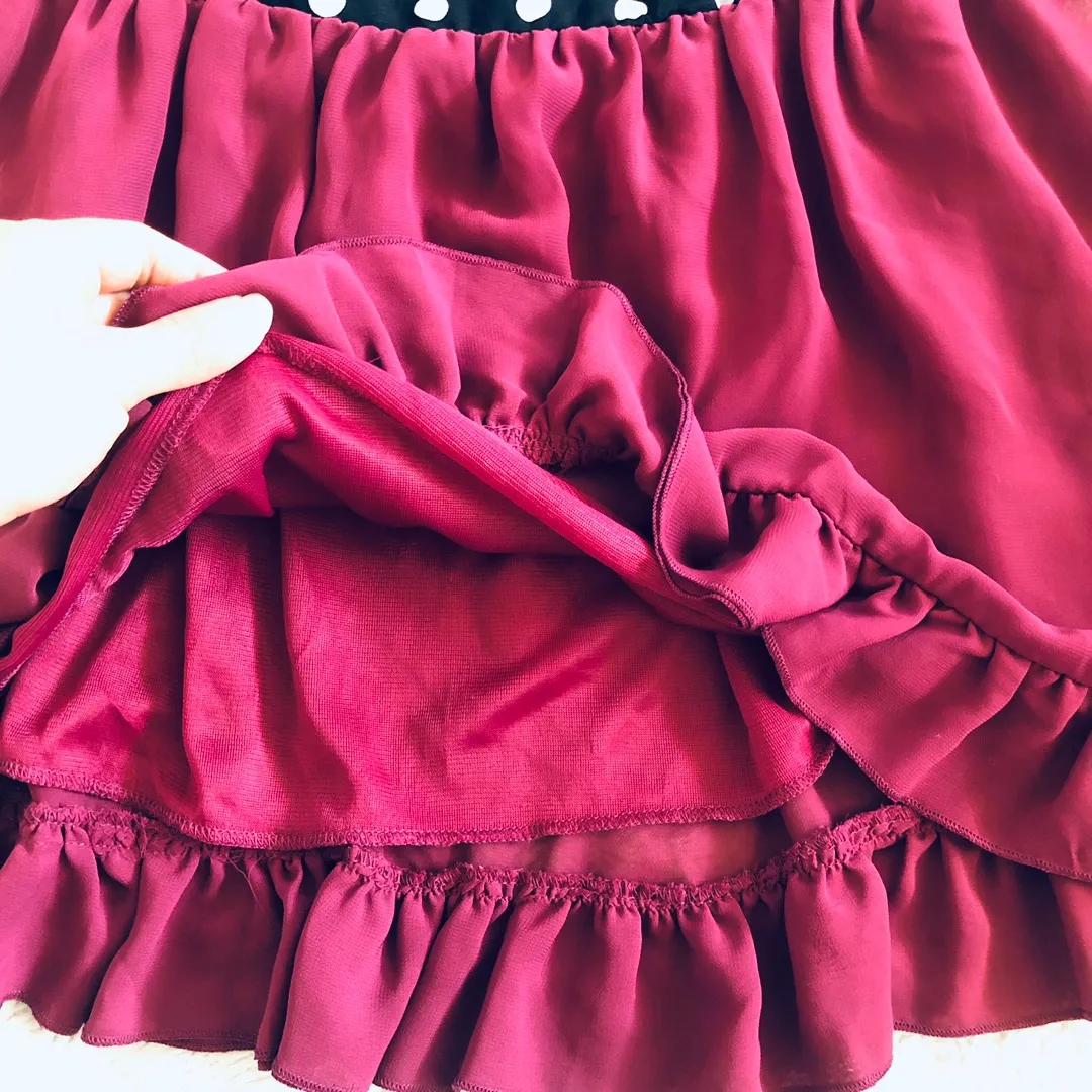 Slip On Polka Dot Mini Dress - Image 4