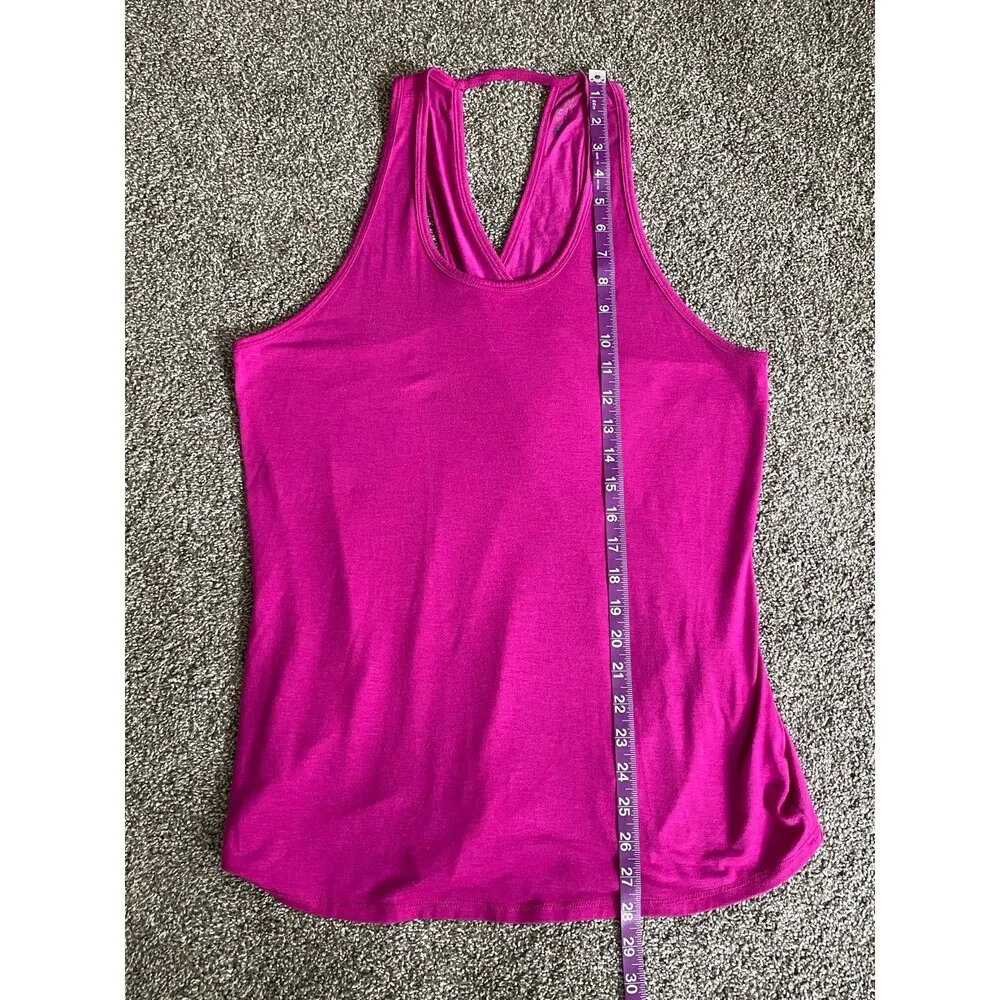 Athleta Pink Open Back Tie Tank Top Women’s Size Small - Image 5