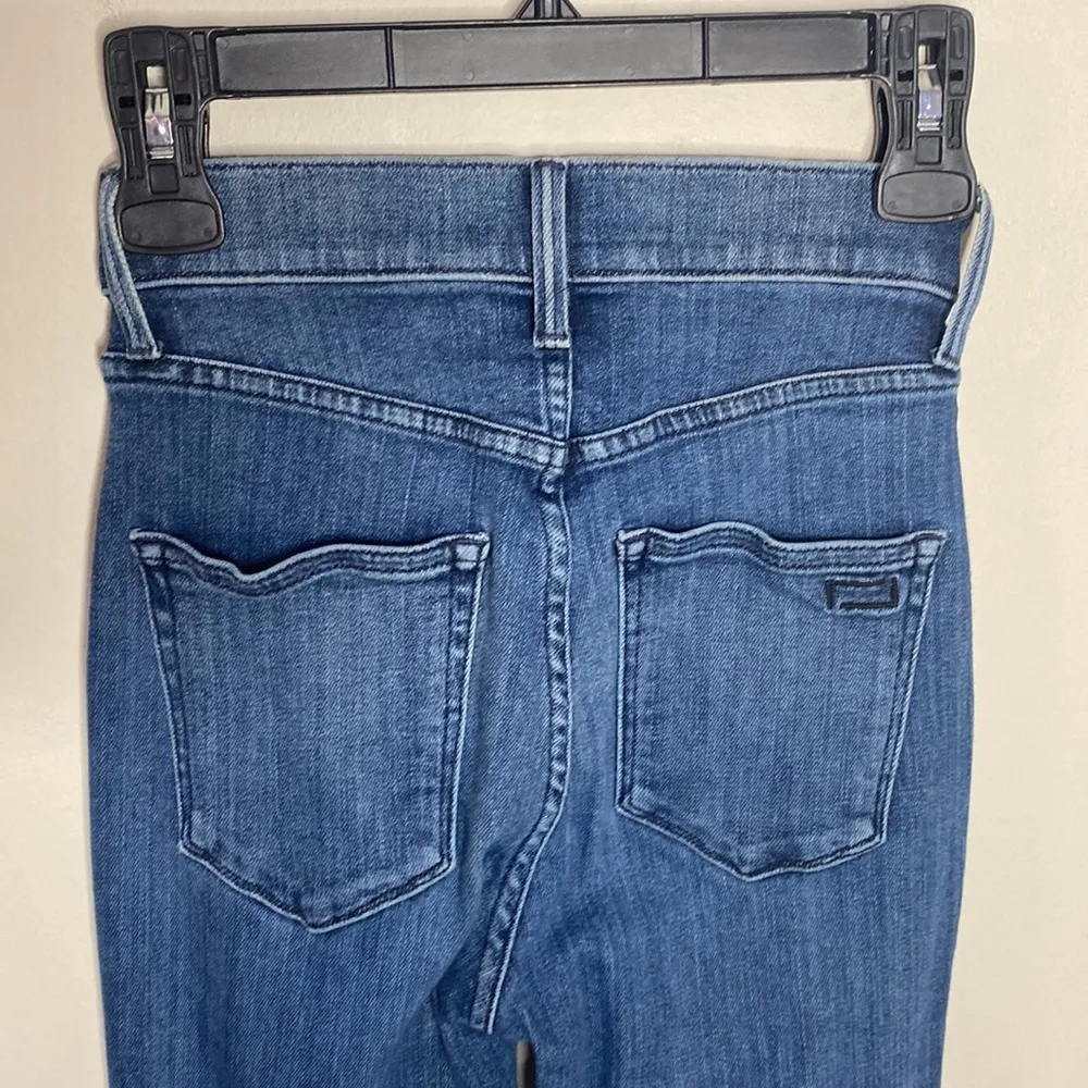 AYR the Riser super skinny soft jeans with released hem in neon Jupiter size 25 - Image 5