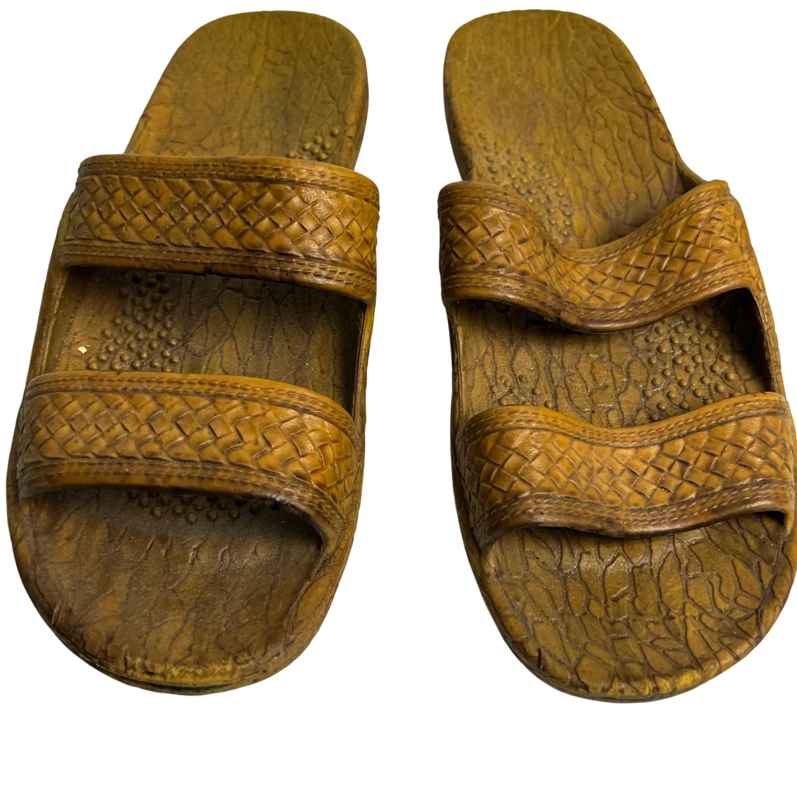 Pali Hawaii Classic Jesus Sandal  Textured Slides Size 10 women Casual - Image 3