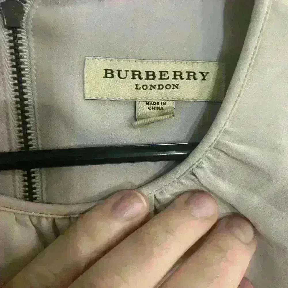 Burberry Taupe Midi Dress - Image 2