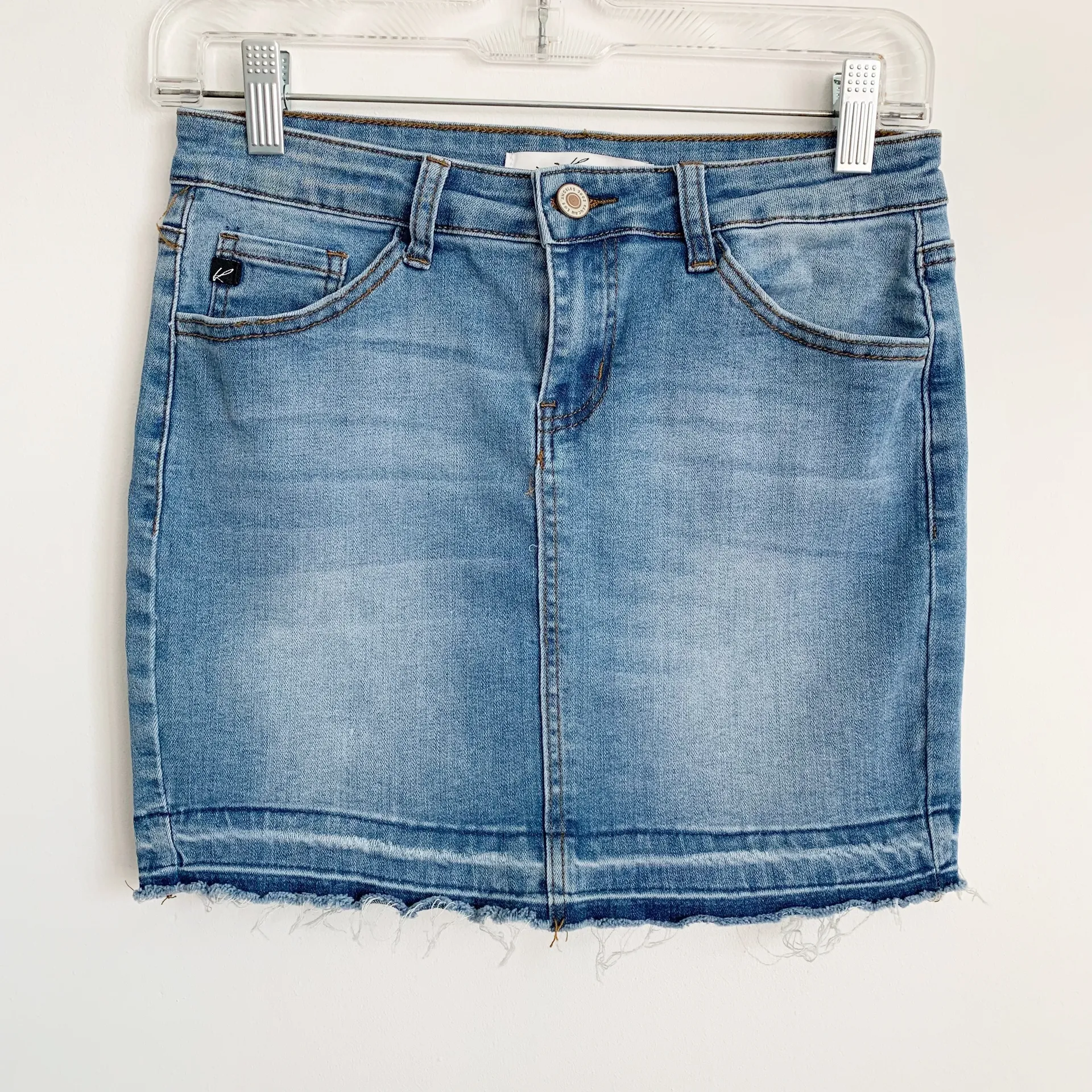 Released Hem Mini Denim Skirt Sz 3/25 - Image 3