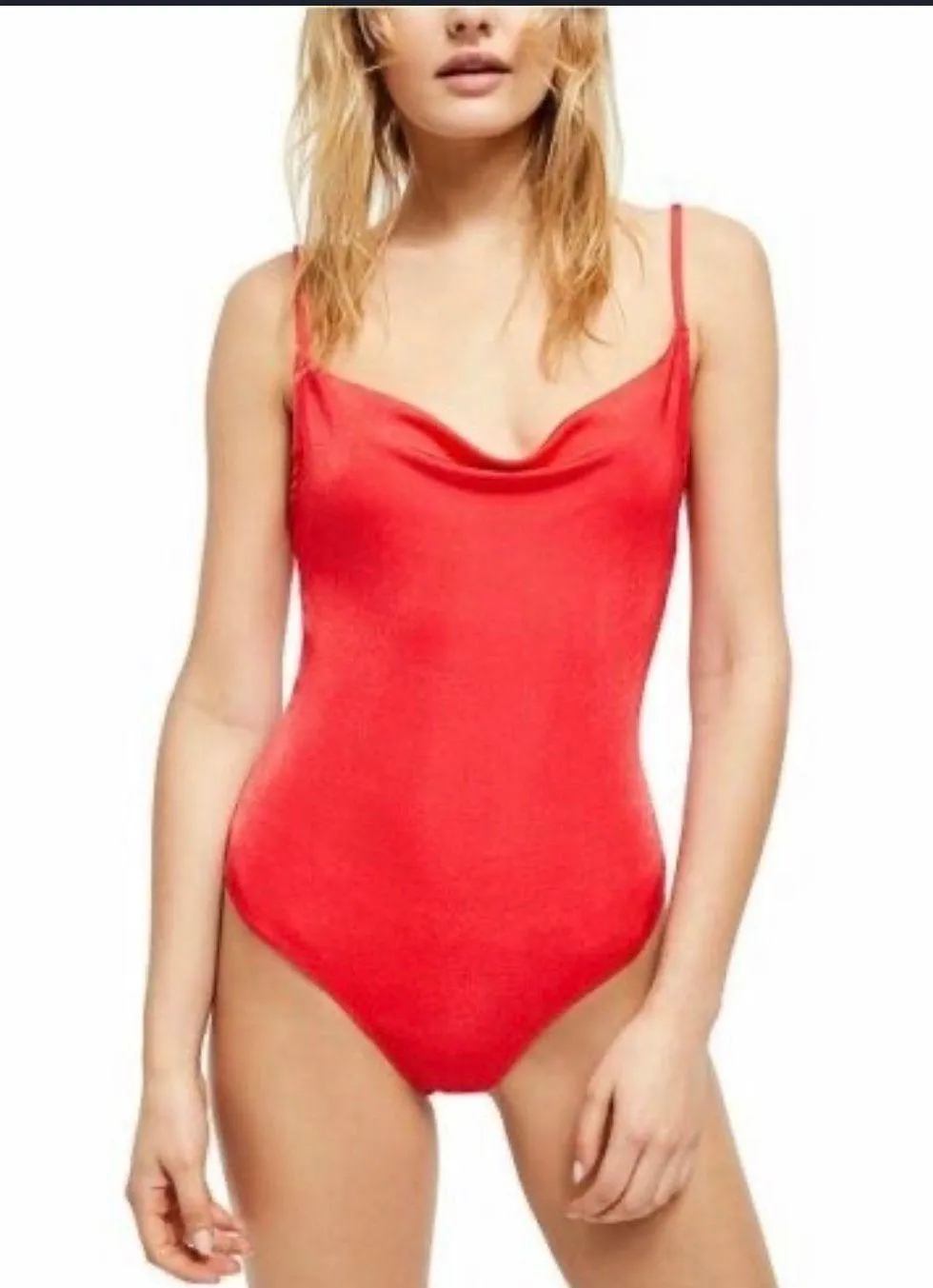 Small Intimately NEW Cowl in the Club Thong Bodysuit BNWTS SMALL - Image 5