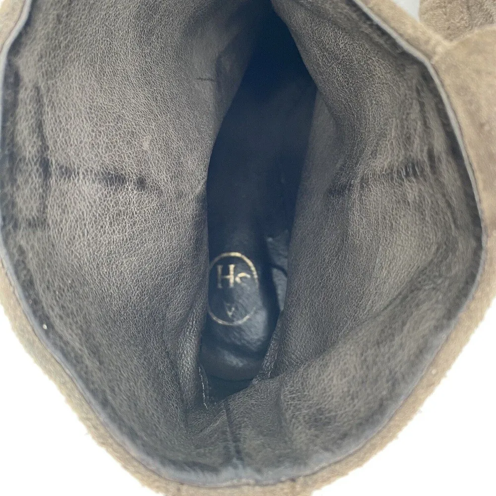 ASH Western Style Ankle Booties Suede Gray Womens Size 39 - Image 8