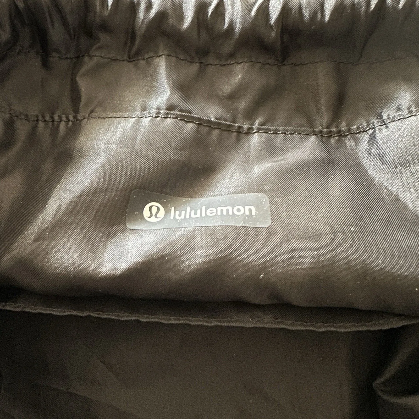 Lululemon Lightweight Gym Sack One Size Black Graphite Black 13 Liter - Image 5