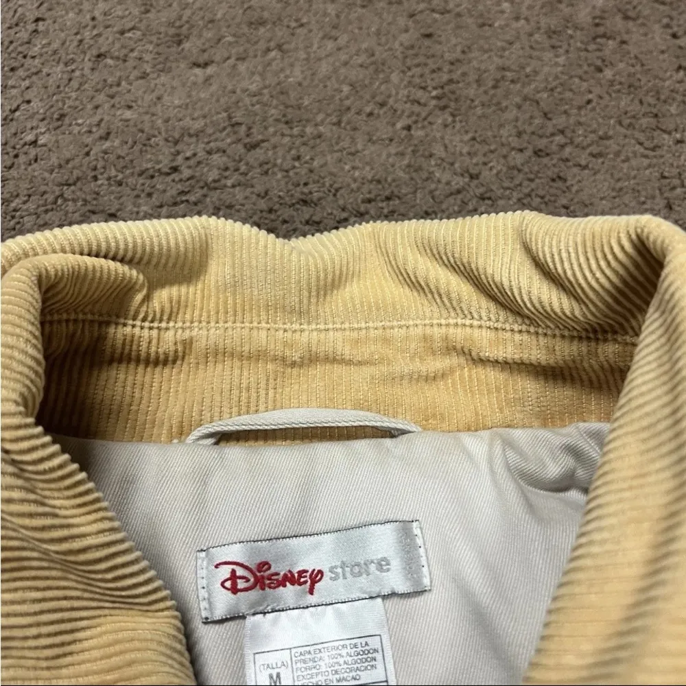 Vintage Disney Eeyore Winnie The Pooh chore jacket Women’s Size Medium Beige - Image 9