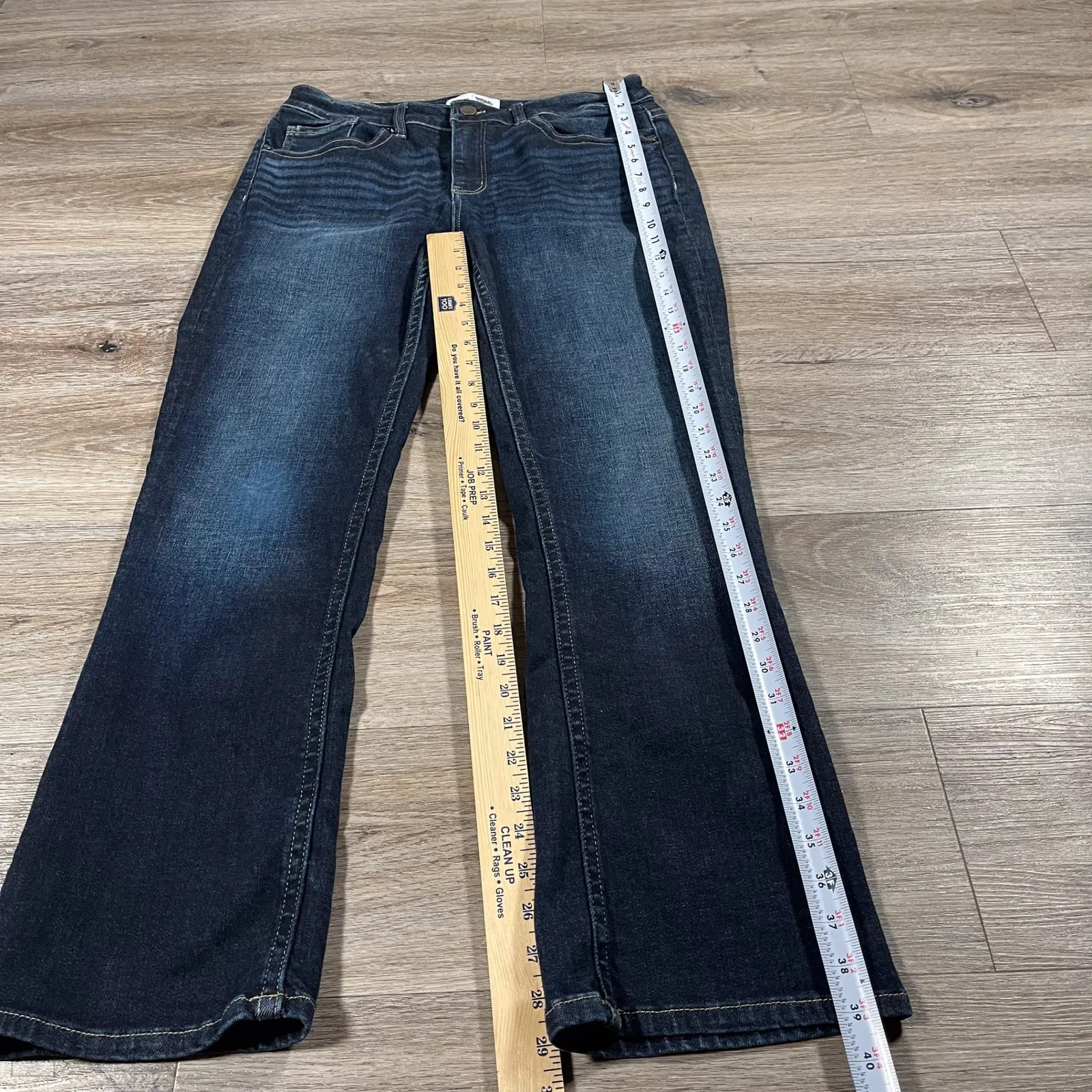 BKE  Women's Jeans Stella Tailored Bootcut Mid Rise Slim Fit Denim 31x29.5 Blue - Image 6