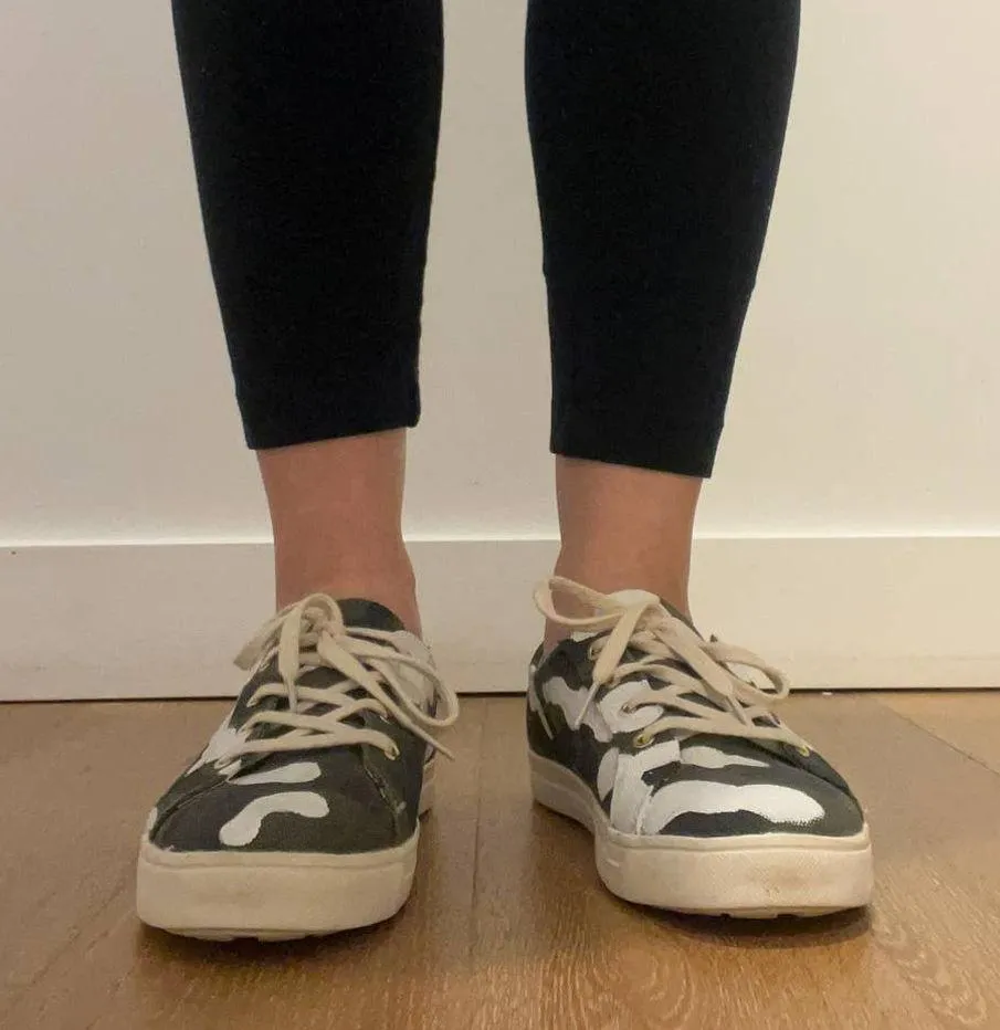 Wren + Glory X  Jack Rogers Camo Sneakers Hand painted sold out - Image 16