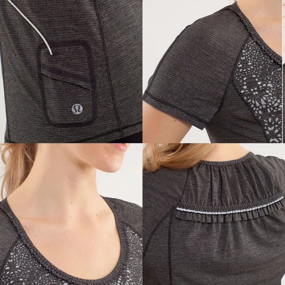 Lululemon Run Wild Shorts Sleeves Tech Tank Size 4 - Image 6