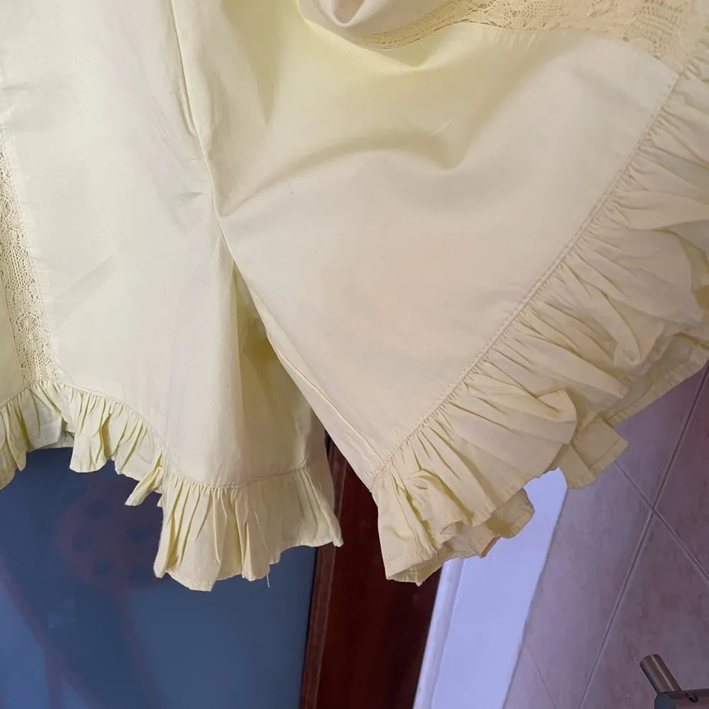 Urban Outfitters Yellow Spaghetti Strap Corset Style Romper NWT- M - Image 10