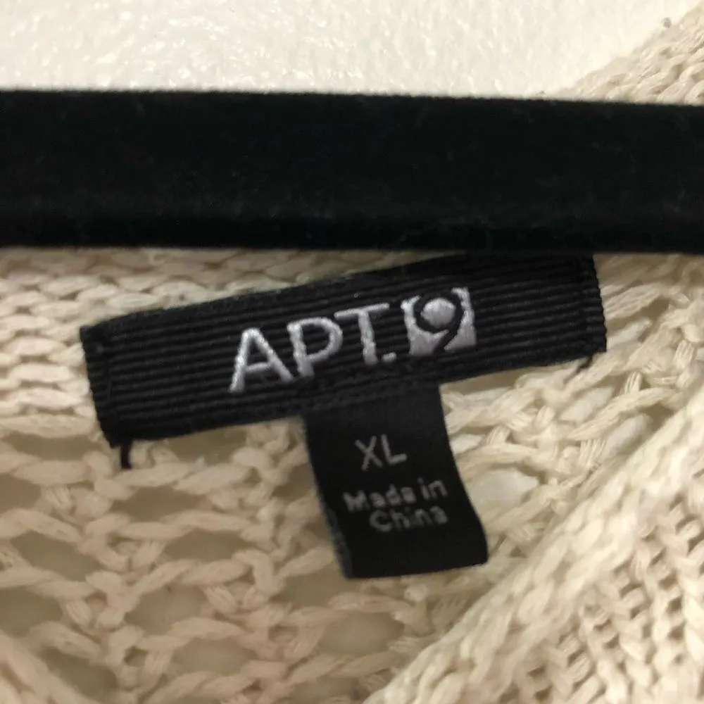 Apt 9 Open knit Brown/Tan Sweater, - Image 6