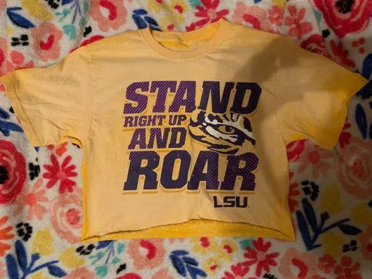 LSU Yellow Crop T - Image 4