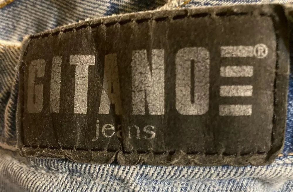 Vintage Gitano High Rise Tapered Leg Light Wash Jeans 30" waist - Image 8