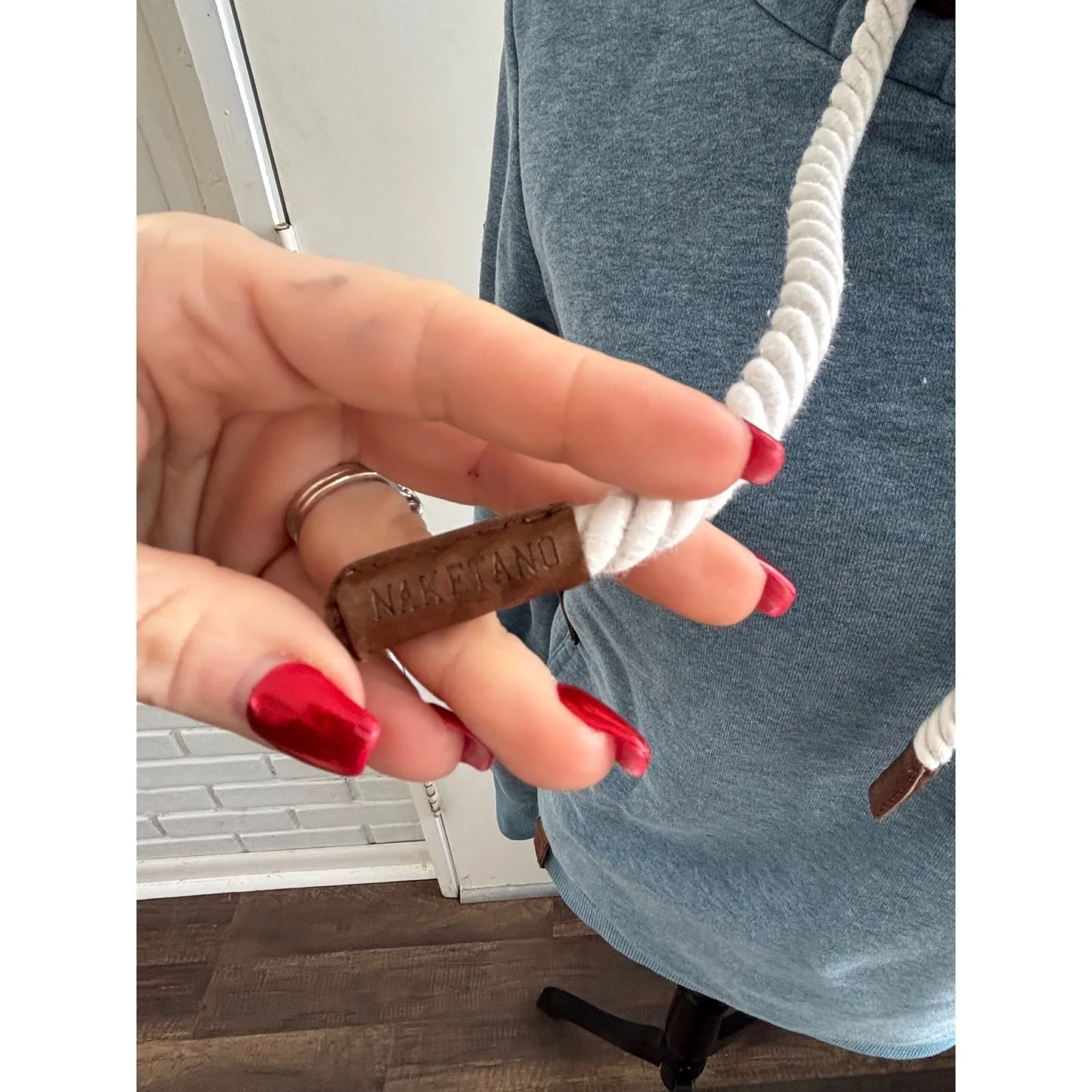 NAKETANO Darth Hoodie Sweatshirt small athleisure layered hiking outdoors - Image 5