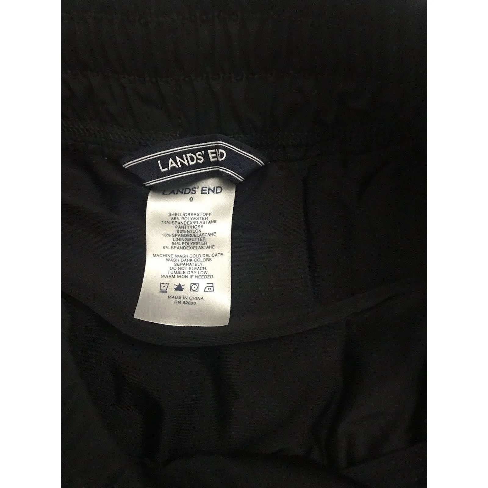 Lands’ End Women’s Short Navy Blue Size 0 - Image 9