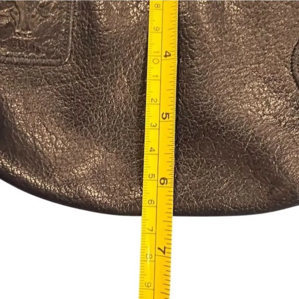 Carlos Falchi Women's Black Leather Clutch - Image 3