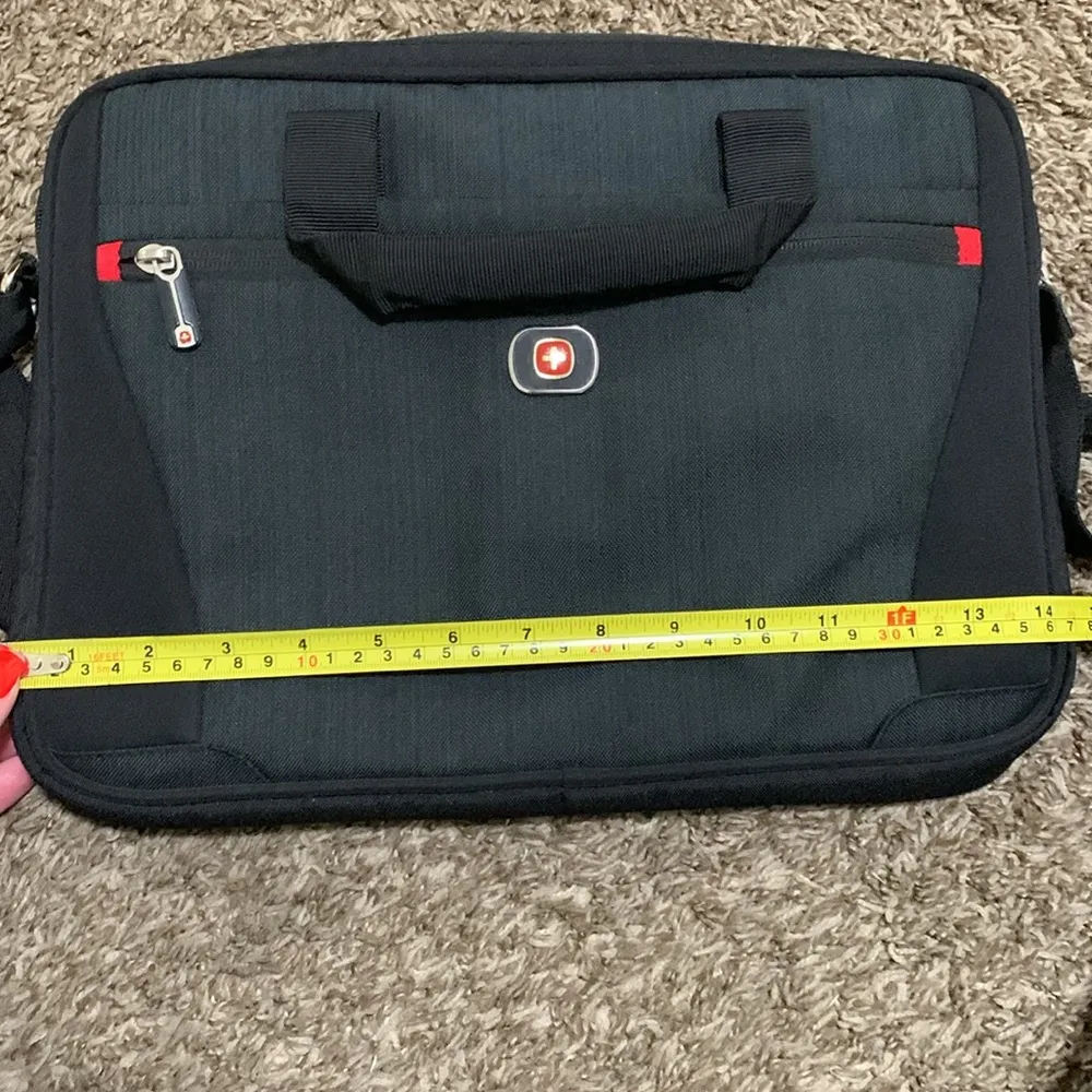 SwissGear Wenger Messenger Laptop Bag black - Image 7