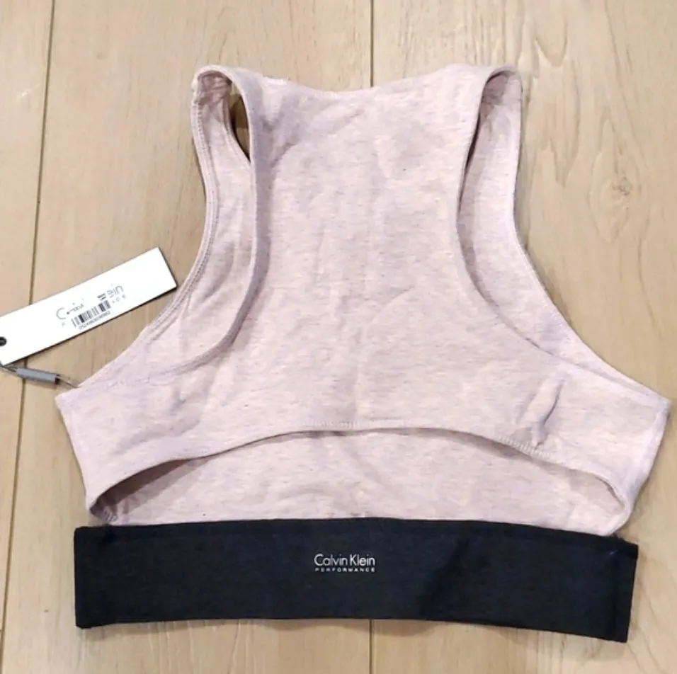 Calvin Klein NWT!  Sport Bra With Open Back - Image 2
