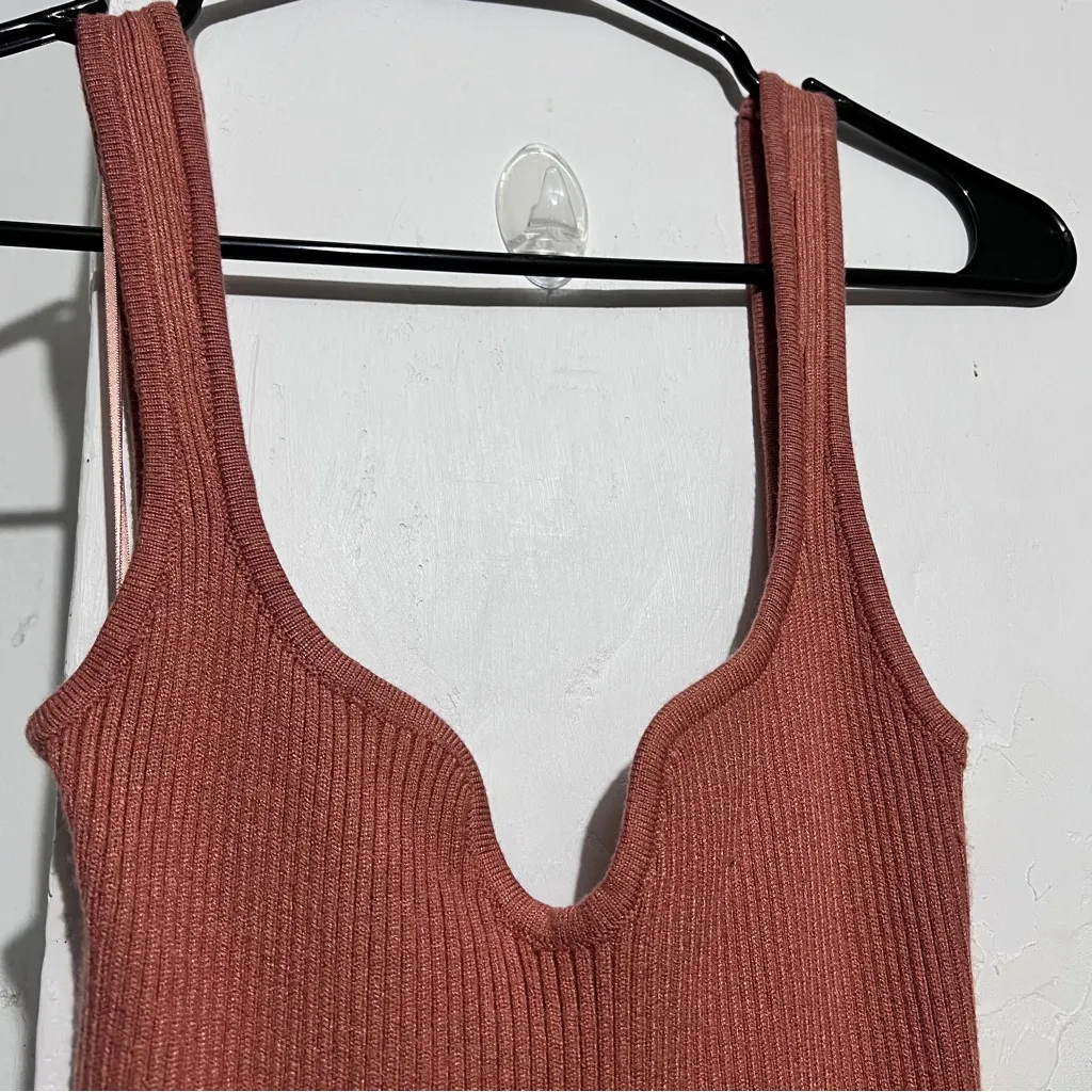 Isalis So Fine Knit Maxi in Sahara sweater dress size small Brown :Box OW2: Brown - Image 3