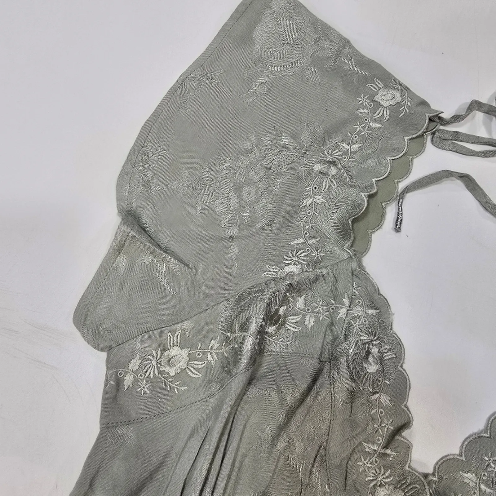 Tularosa Natalie Embroidered Top Blue Abyss Large - Image 6