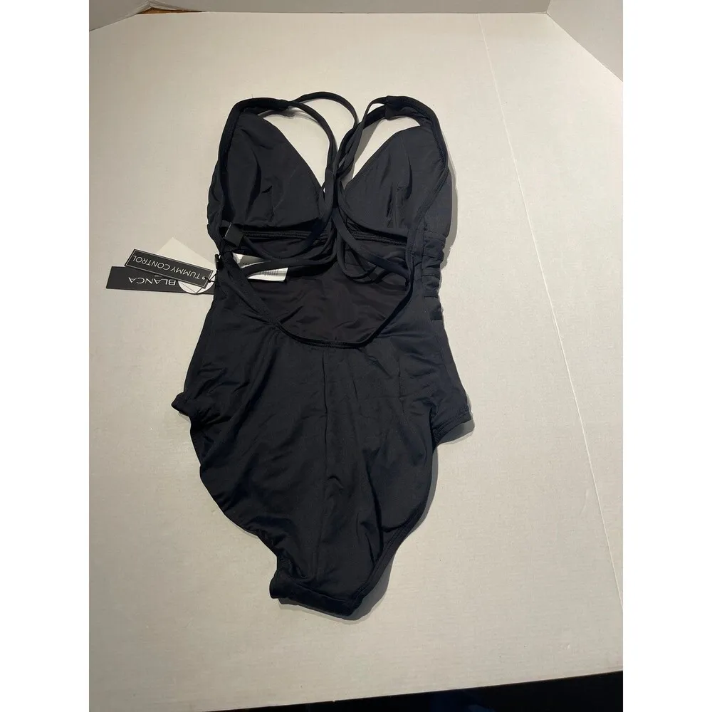 La Blanca Island Goddess Multistrap
Cross Back One Piece Swimsuit Size 6 New - Image 6