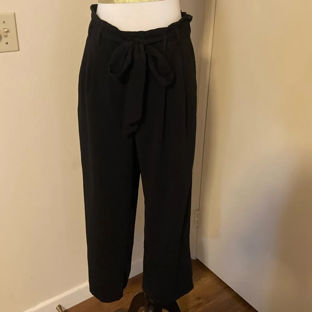 NWT ZARA BLOGGERS FAV TIED HIGH WAISTED PANT S - Image 8