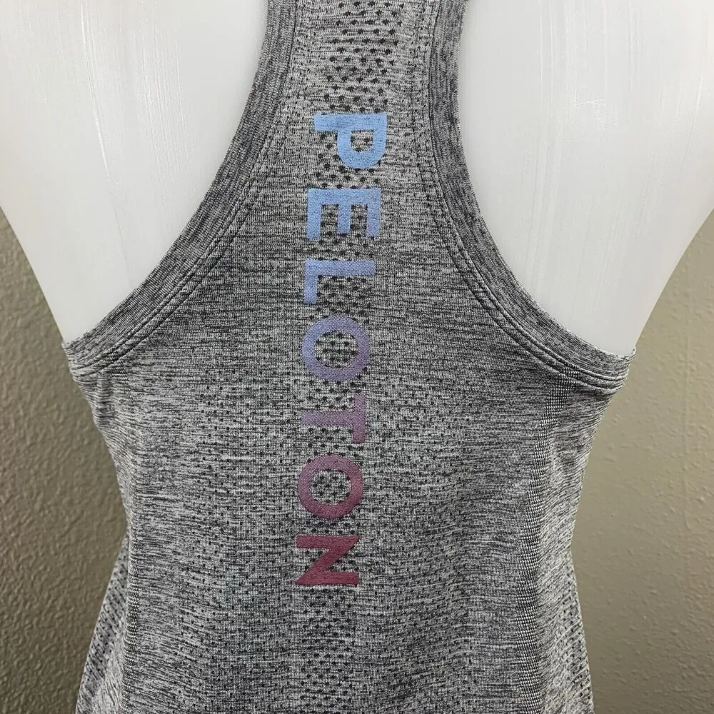 X Peloton Swiftly Tech Gray Tank Top Sleeveless Women’s Sz 6 Athletic - Image 3