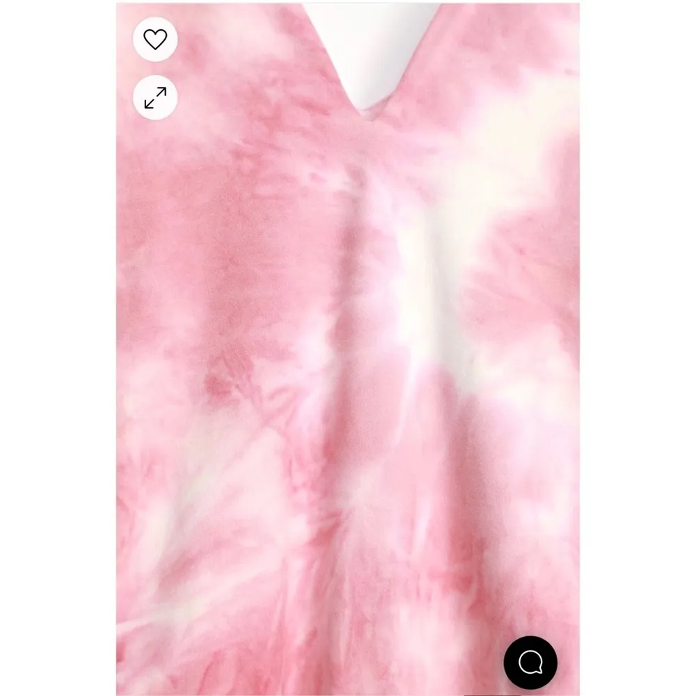 NWT LULUS Wildlife Dusty Pink Tie Dye Bodysuit Size L - Image 7