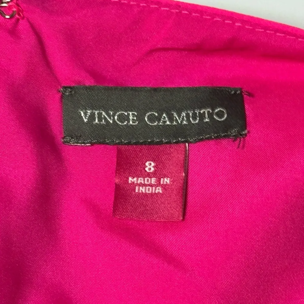 Vince Camuto Vibrant Hot Pink Sleeveless Jumpsuit 8 - Image 4