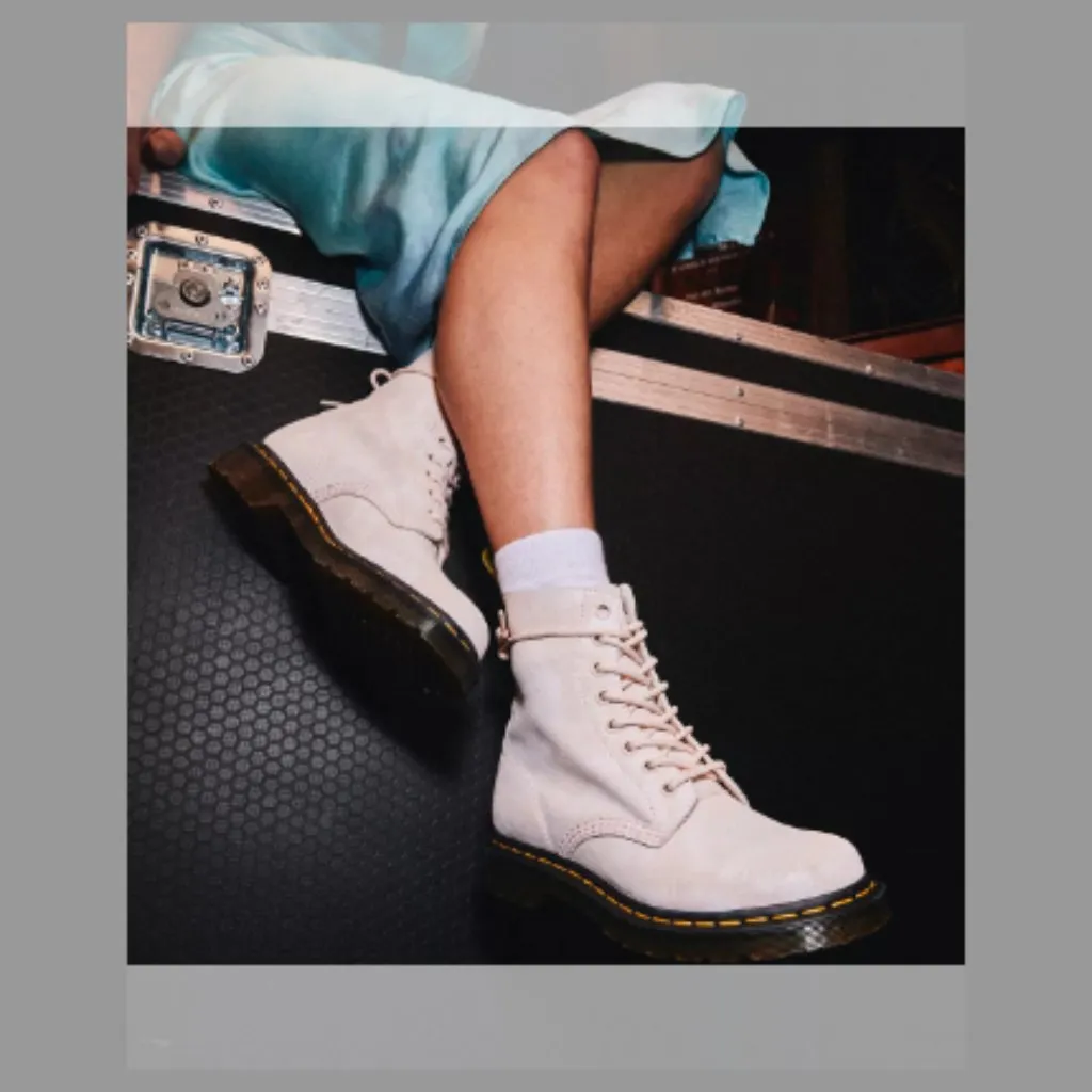 NEW Dr. Martens 1460 Pascal Pink Tie Dye Combat Boot Sz 5 EU 36 Women $140 Suede - Image 3