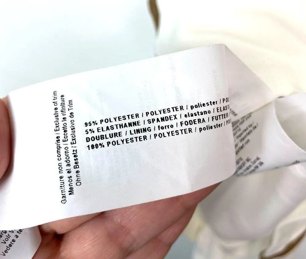 Joseph Ribkoff White Gold Sequined Sleeveless Sheath Dress Sz 6 - Image 11