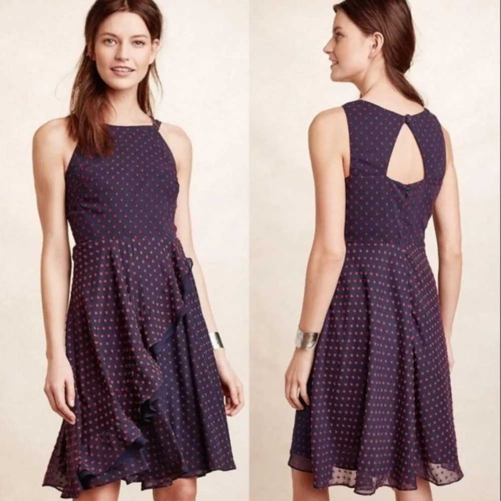 NEW Anthropologie - Eva Franco Maryanne Clip Swiss Dot Ruffle Dress - Image 2